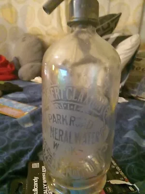 Antique Mineral Water Bottle ( Robert Claxton) President 1900 • $21.20