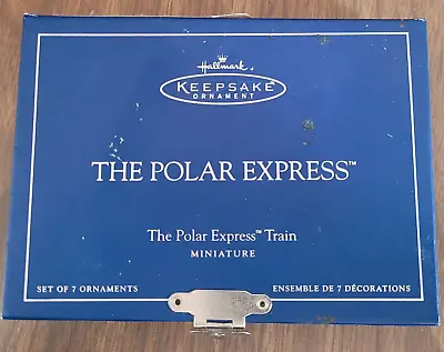 2005 Hallmark Polar Express Die Cast Miniature 7 Piece Train Set • $45.99