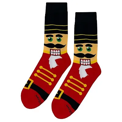 NWT Nutcracker Dress Socks Novelty Men 8-12 Multicolor Crazy Fun Sockfly • $8.99
