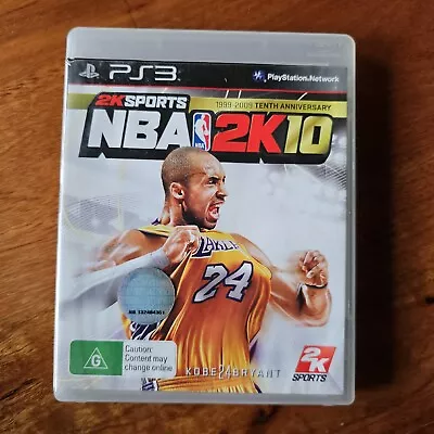 NBA 2K10 PS4 Game 1999-2009 Tenth Anniversary Region 4  • $10.88