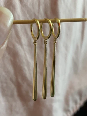 $35 • Buy Roronoa Zoro Earrings One Piece Anime Cosplay 3-piece Gold Huggie Hoop