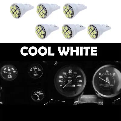 Gauge Cluster LED Dashboard Bulbs 6000K White For Chevy 73-87 C10 C20 C30 Truck • $9.96