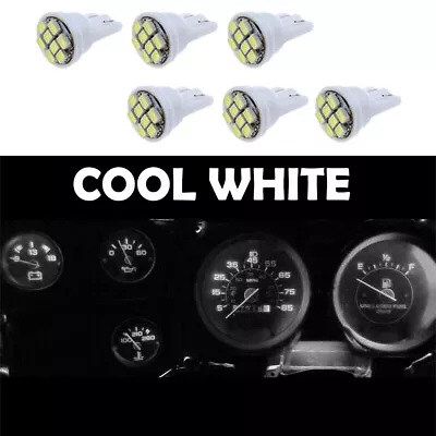 Gauge Cluster LED Dashboard Bulbs Cool White For Chevy 74-87 C10 C20 C30 Truck • $9.96