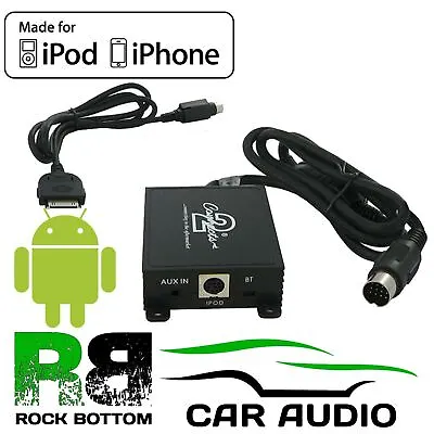 KIA Cars 2004 On 13 Pin Car Stereo IPod IPhone 4 5 6 & Aux In Interface Adaptor • £19.99