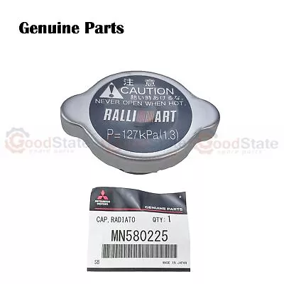 GENUINE Mitsubishi Lancer Evo 4 5 6 6.5 7 8 9 Radiator Cap Ralliart • $44.47