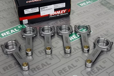 Manley Forged H-Beam Connecting Rods With 3/8  ARP 2000 BMW N54B30 06-16 14078-6 • $777.01