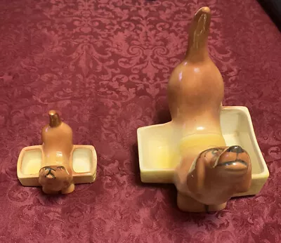 Vintage Ceramic Dachshund Wiener Dog Mid Century 1950's Little Rover - ORIGINAL • $75