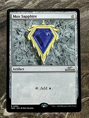 Mox Sapphire Modern Frame MTG Magic 30th Anniversary Edition 0262 NM Pack Fresh • $1600