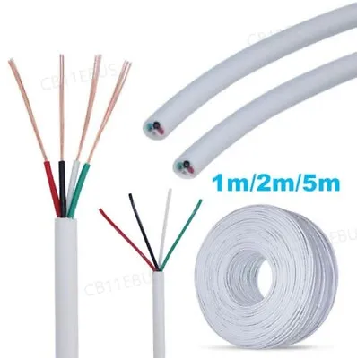 26AWG 28AWG 4 Pin PVC Cord Electrical Power Cable Wire For USB Fan LED Strip B11 • $2.11