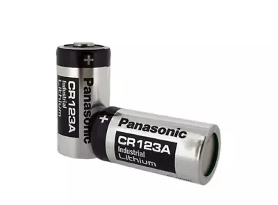 2 X Panasonic 3V CR123A CR17345 Lithium Battery CR123 DL123A EL123A • $9.95