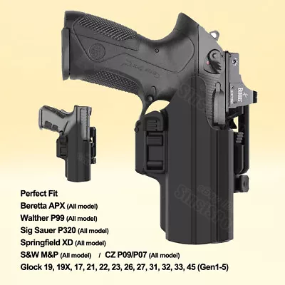 IPSC Holster Fit Glock 17 19 Zigana PX-9 BRG9 Sig P320 X-VTAC MP 9 CZ P07 09 APX • $23.89