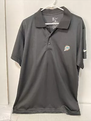 Adidas Miami Dolphins Polo Short Sleeve Shirt Men Size XXL • $13.97