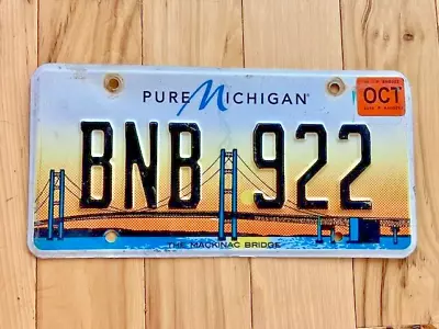 Michigan Mackinac Bridge License Plate • $19.99