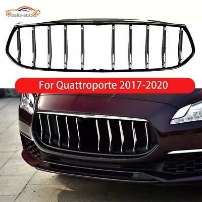 Front Grille Mesh Grill Vent Trim Bar ABS FitS Maserati Quattroporte 2017-2020 • $299