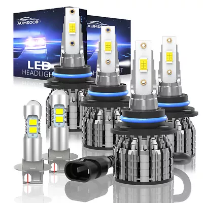 For Volvo 850 1995 1996 1997 6Pcs Super White LED Headlight Kit Hi Lo Fog Light • $89.99