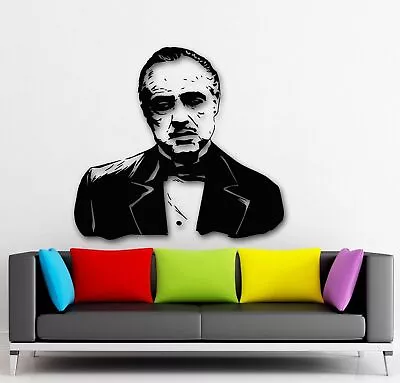 Wall Stickers Vinyl Decal Mafia Godfather Gangster Film (ig1672) • $29.99