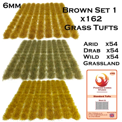 £4.99 • Buy Brown Set1 2, 4 Or 6mm Static Grass Tuft Set Scenery Wargame Railway Diorama AOS