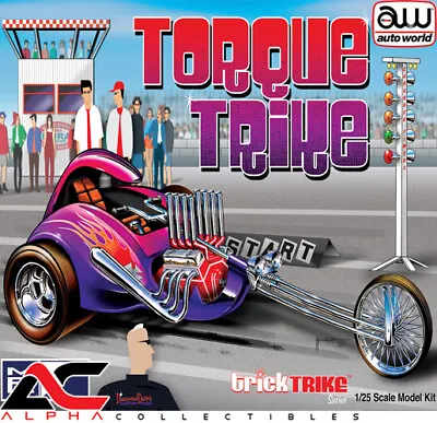 Autoworld Mpc Mpc897 1:25 Torque Trike  Trick Trikes  Series Skill 2 Model Kit • $18.95