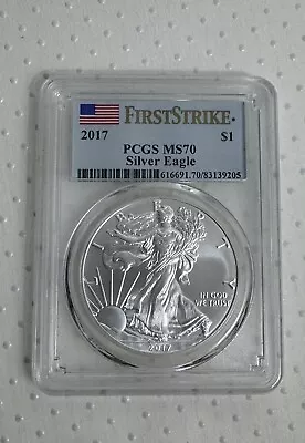 2017 American Silver Eagle - First Strike - Pcgs Ms70 • $1.29