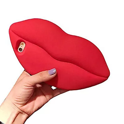 $10.44 • Buy For IPhone 6/6s 6Plus/6sPlus Cute 3D Cartoon Soft Silicone Case + Tempered Glass
