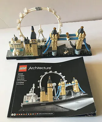 £53.18 • Buy LEGO Architecture London Skyline Building Set 21034 Eye Big Ben Tower Bridge