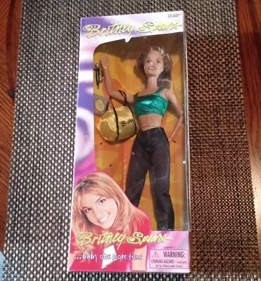 Play Along Britney Spears Baby One More Time Doll Green Top Black Pants NIP New • $40.76