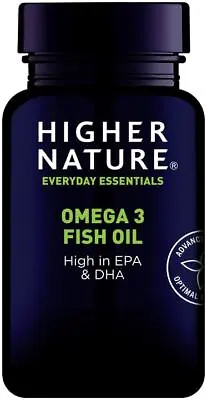 Higher Nature Omega 3 Fish Oil - High In EPA And DHA / 180 Capules • £19.29