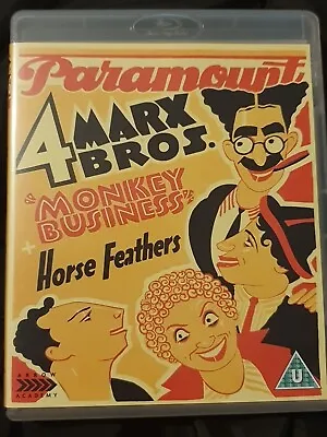 Monkey Business + Horse Feathers   Marx Brothers Blu-ray ARROW  • £5