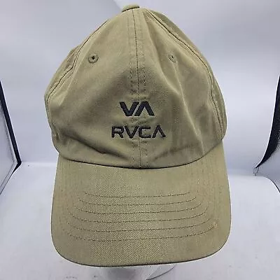 RVCA Santiago Mid Fit Green Athletic Sport Hat Casual Outdoors Adjustable • $14.95