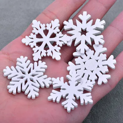 20 Pcs Christmas White Snowflake Xmas Tree Ornaments Decor Home Pendant Hanging  • $6.57