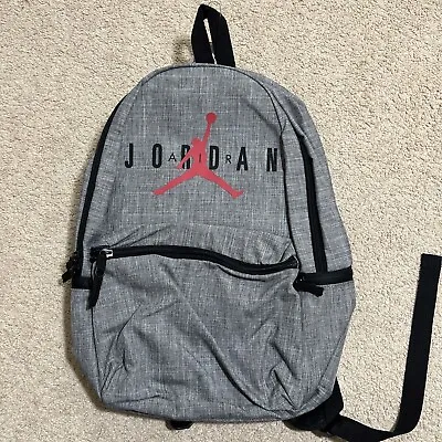 Nike Air Jordan Jumpman Carbon Heather Large School Backpack • $35.99