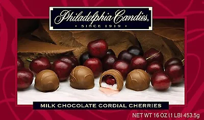 Philadelphia Candies Milk Chocolate Covered Cordial Cherries With Liquid Center • $29.95