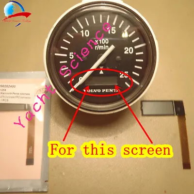 Volvo Penta Marine Yanmar Tachometer Hour Meter LCD Display & Ribbon • $17.90