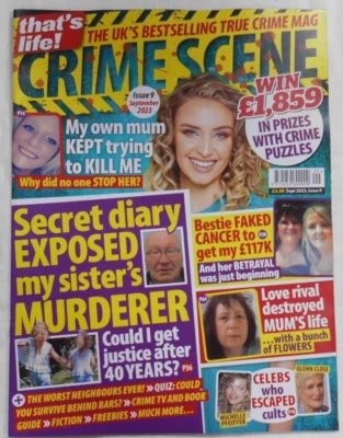 £6.50 • Buy Real Life Special Magazine Thats Life Crime Scene #9 Sep 2023 Puzzles Prizes &
