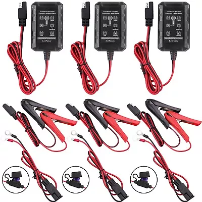 3x Smart Car Battery Charger 6V 12V Automotive Trickle Maintainer For Deep Cycle • $95.69