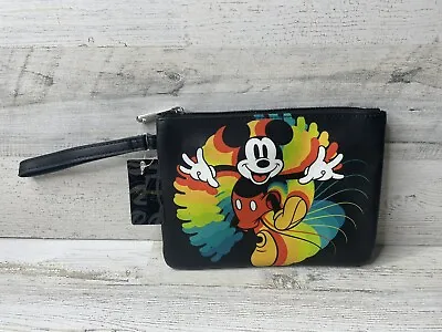 Disney Buckle-Down Mickey Mouse Retro Rainbow Wristlet Wallet NWT • $19.99