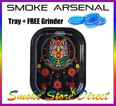 £2.49 • Buy Smoke Arsenal Tray  WOLF CATCHER - S114  18cm X 14cm