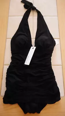 Magicsuit 8US NWT Yvonne Shirred Black Sundress Swimsuit • $54.95