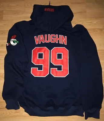 Headgear Classics Major League Cleveland Indians Wild Thing Vaughn 99 Hoodie • $37.46