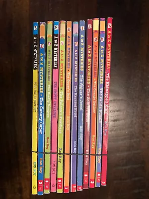 A-Z A To Z Mysteries Lot/Set Of 12 PB Kids Children's Books Rare By Ron Roy AR • $20