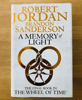 *SIGNED* A MEMORY OF LIGHT By ROBERT JORDAN & BRANDON SANDERSON - £3.25 UK POST • $34.83