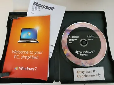 £49.99 • Buy Microsoft  Windows 7 Ultimate  64 Bit Version Disc  (FULL INSTALL).