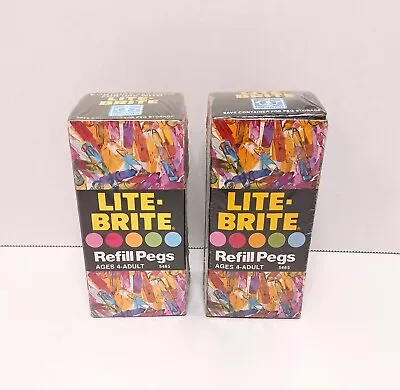 Vtg Lite Brite Hasbro Refill Replacement Pegs 240 Each Box Lot Of 2 Boxes 1979  • $25