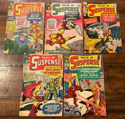 🔥🔥TALES OF SUSPENSE #48495051 And Key Issue 52 (5 Books) 1963-1964 🔥🔥 • $629