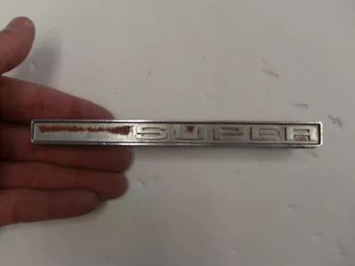 1971-72 Chevy Super Truck Emblem Trim Metal Badge Decal  Nameplate Vintage • $53