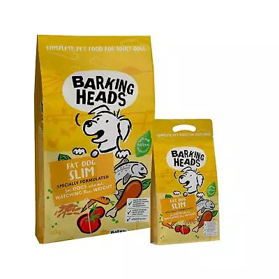 £21.52 • Buy Barking Heads Fat Dog Slim Light Dry Food Special Formula 2kg/12kg