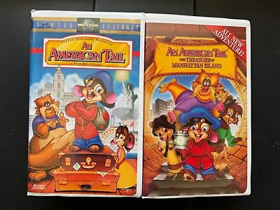 Universal's An American Tailand The Treasure Of Manhattan Island 2x VHS  Tapes • $6.56