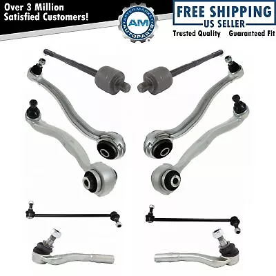 10pc Steering Suspension Kit Control Arms Tie Rods Sway Bar End Links • $223.99