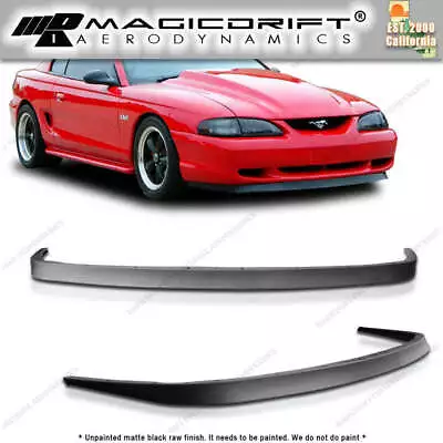 94 95 96 97 98 Ford Mustang GT Style Front Chin Spoiler Bumper Lip BOTH V8 V6 • $61.88