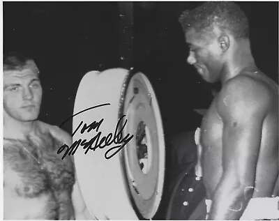 Tom McNeeley Autographed Signed 8x10 Photo - Boxing W/Floyd Patterson - W/COA • $14.99